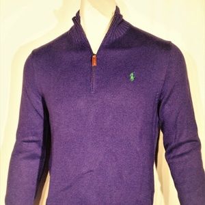 Polo Ralph Lauren half zip pullover sweater